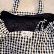 Moon Nude Klassisk stor shoppertaske - sort/hvid