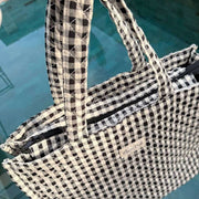 Moon Nude Klassisk stor shoppertaske - sort/hvid