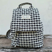 Moon Nude Classic Flap Rygsæk - Sort/Hvid