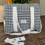 Moon Nude Classic Pusletaske - Sort/Hvid