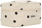Bagtaske Gaspard Vanity Bag - Off White Polka Dot