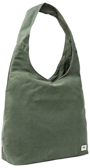 Roka Hoxton Large Bomuld Canvas Skuldertaske - Willow Green