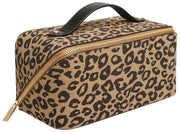 Alice Wheeler London Animal Print Train Case - Sort/Leopard