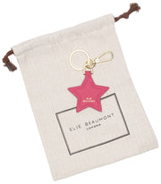 Elie Beaumont Star Nøglering - Berry Pink
