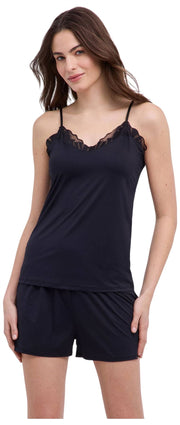 Falke Delicate Touch Chemise Top - Sort