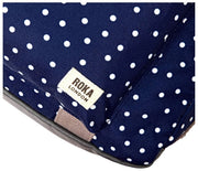 Roka Gatwick Small Genbrugslærred Duffle Bag - Navy Polka Dot