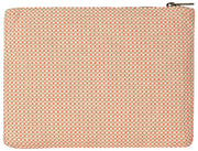 Bagtaske Ema Woven Medium Zipped Pouch - Coral Pink