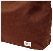 Roka Hoxton Large Bomuld Canvas Skuldertaske - Lindt Brown