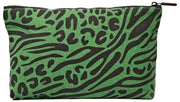 Roka Maida Vale Medium Cotton Canvas Pouch - Artiskokgrøn