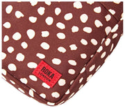 Roka Bond genanvendt lærreds crossbody taske - brun plet