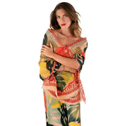 powder-exotic-leaves-linen-cotton-scarf---beigeredblue-35503774