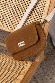 Hindbag Margault Teddy Skuldertaske - Brun