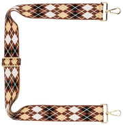 Elie Beaumont Taske Strap - Chocolate Argyll Brown