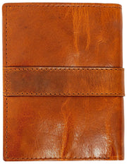 Dents Itchen Passcase Wallet - Cognac Brun