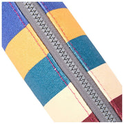 Roka Tate Small Cotton Canvas Pouch - Bred Multi Stripe