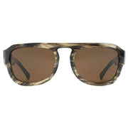 A.Kjaerbede Max Sunglasses - Striped Horn Brown