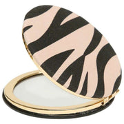 Alice Wheeler London Animal Print Rund Spejl - Sort/Zebra