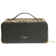 Alice Wheeler London Animal Print Train Case - Sort/Leopard