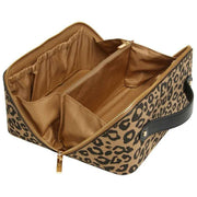 Alice Wheeler London Animal Print Train Case - Sort/Leopard