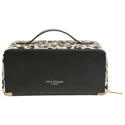 Alice Wheeler London Animal Print Train Case - Lys Leopard/Sort
