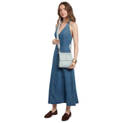 Alice Wheeler London Bloomsbury Cross Body Taske - Duck Egg Blue