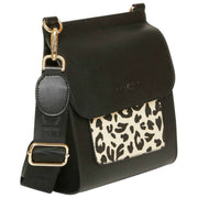Alice Wheeler London Bloomsbury Crossbody Taske - Sort/Leopard