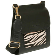 Alice Wheeler London Bloomsbury Crossbody Taske - Sort/Zebra