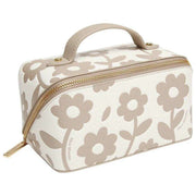 Alice Wheeler London Floral Mini Train Case - Stone Beige