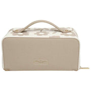 Alice Wheeler London Floral Train Case - Stone Beige