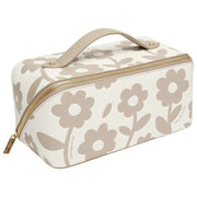 Alice Wheeler London Floral Train Case - Stone Beige