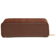 Alice Wheeler London Kensington Lille togtaske i ruskind - Chokoladebrun