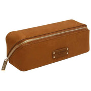 Alice Wheeler London Kensington Lille togtaske i ruskind - Fudge Tan