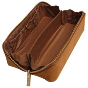 Alice Wheeler London Kensington Lille togtaske i ruskind - Fudge Tan