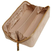 Alice Wheeler London Kensington Small Ruskind Train Case - Mink Cream