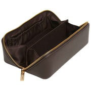 Alice Wheeler London Luxury Small Train Case - Chokoladebrun