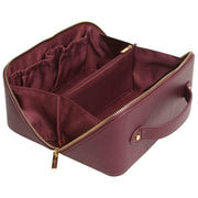 Alice Wheeler London Luxury Train Case - Berry Red
