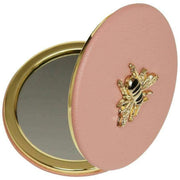 Alice Wheeler London Round Compact Mirror - Pink