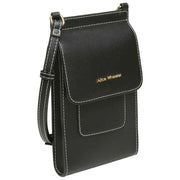 Alice Wheeler London Sloane Phone Crossbody Taske - Sort