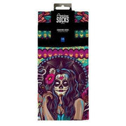 American Socks Dia de los Muertos Mid High Socks - Purple