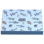 American Socks Stinky Surfer Gift Box Socks - Yellow/Blue/Peach