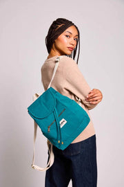 Bagtaske Eliot Mini Rygsæk - Peacock Blue