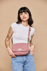 Hindbag Margault Quiltet skuldertaske - Blush Pink