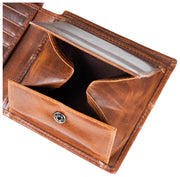 Dents Itchen Coin Bifold Pung - Cognac Brun