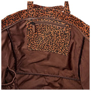 Roka Marylebone Stor bomuldslærred Oversized mulepose - Mini Leopard Brun