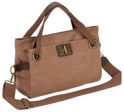 Zede Pont des Arts Medium Cross Body Bag - Camel Brown