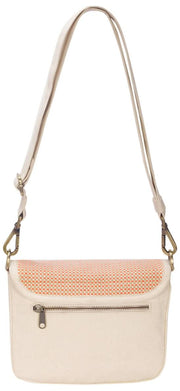 Bagbag Margault Woven Skuldertaske - Koralrød