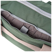 Roka Gatwick Small Genbrugt Canvas Duffle Bag - Thunderstorm Green