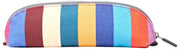 Roka Tate Small Cotton Canvas Pouch - Bred Multi Stripe