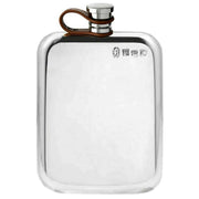 english-pewter-company-6oz-plain-leather-flexi-cap-purse-flask---silver-34310879