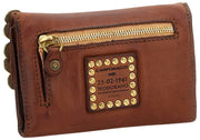 Campomaggi Felloniche Stud møntpung - Cognac Tan